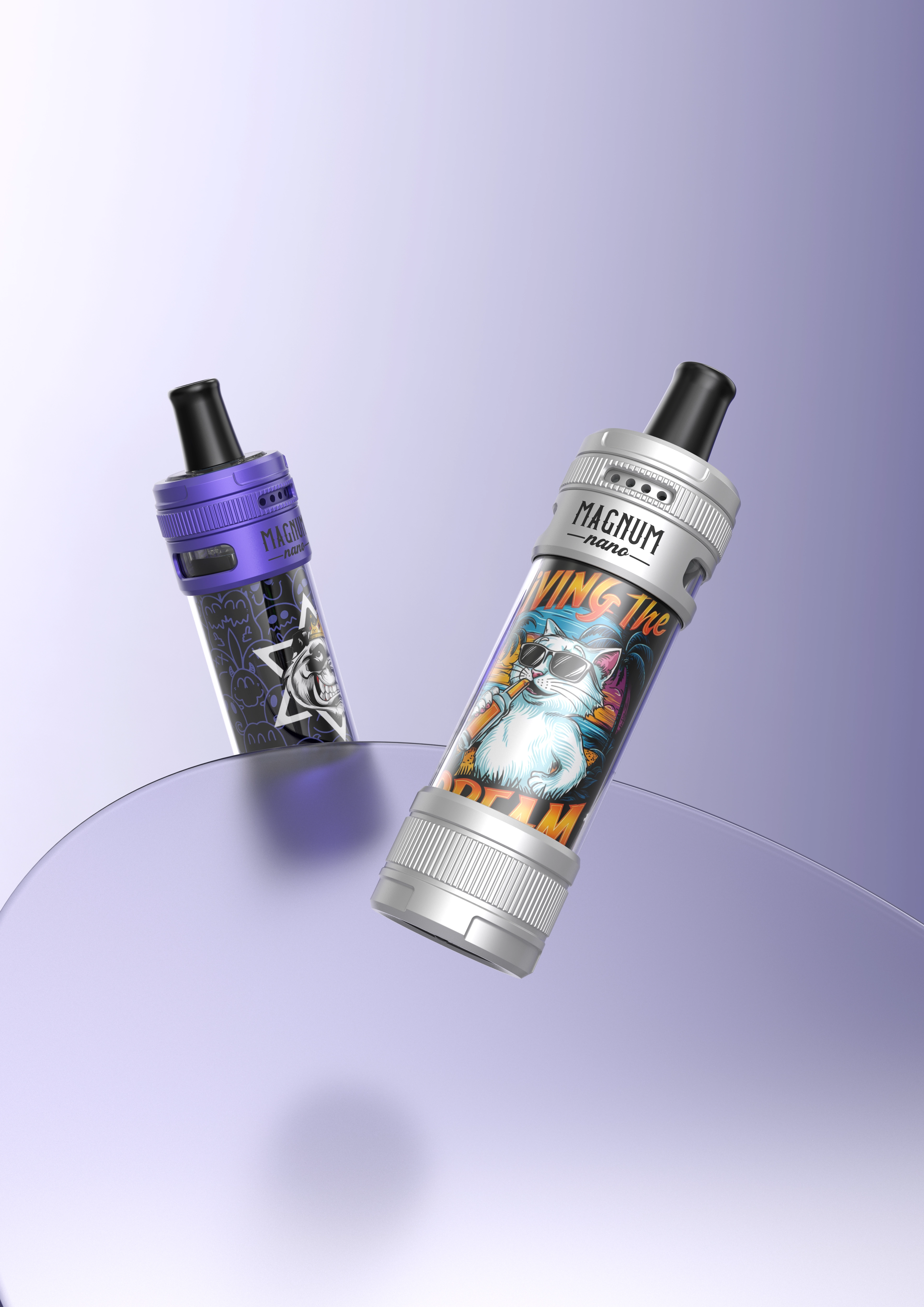 Aspire Magnum Nano Tank 渲染图