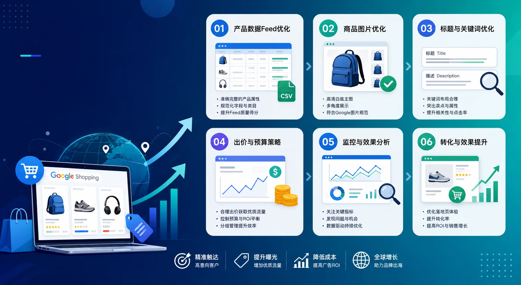 Google Shopping广告投放指南:外贸B2C独立站Feed优化实操