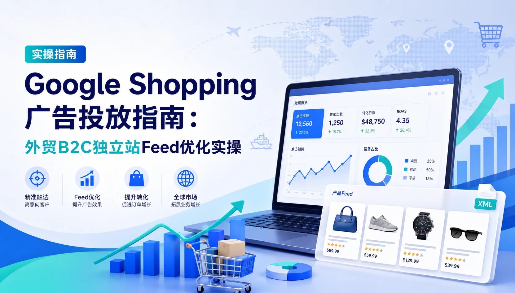 Google Shopping广告投放指南：外贸B2C独立站Feed优化实操