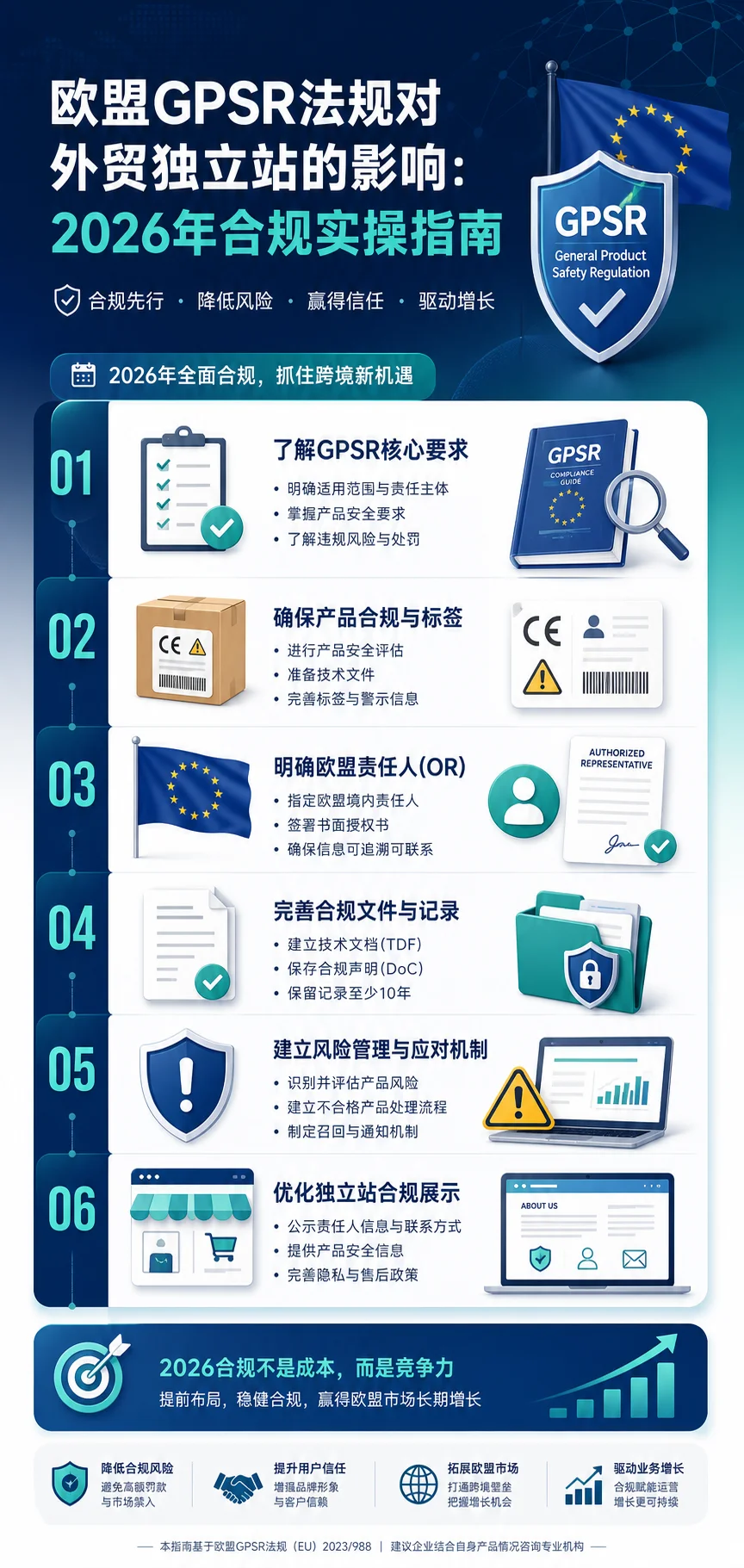 欧盟GPSR法规对外贸独立站的影响：2026年合规实操指南