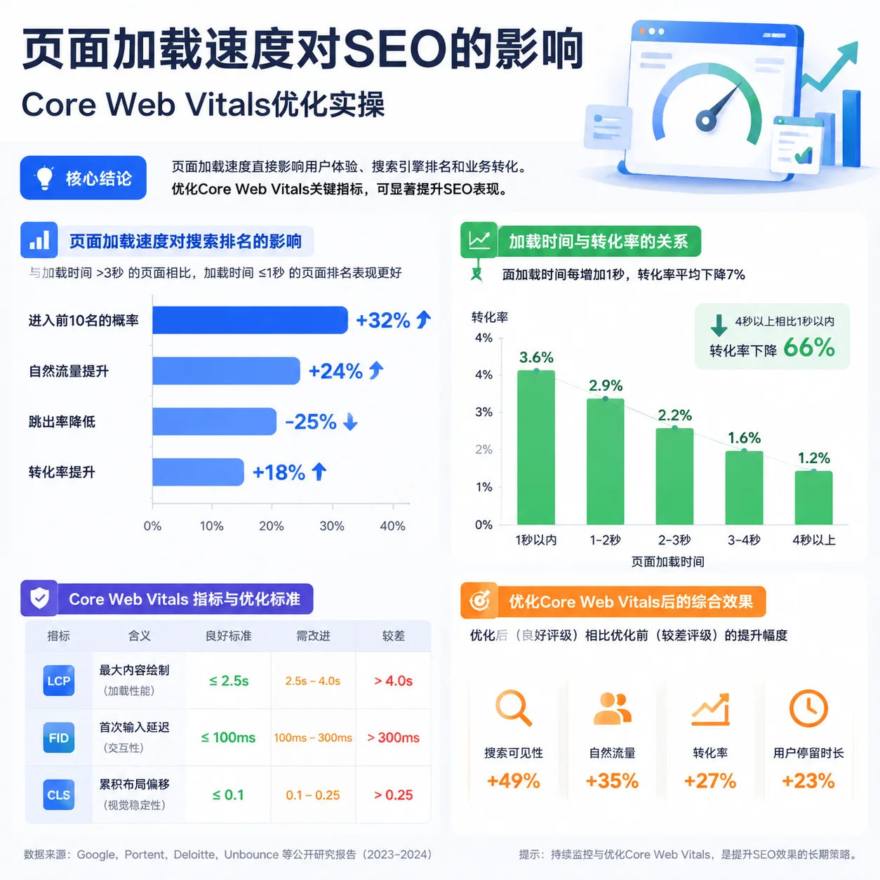 页面加载速度对SEO的影响:Core Web Vitals优化实操