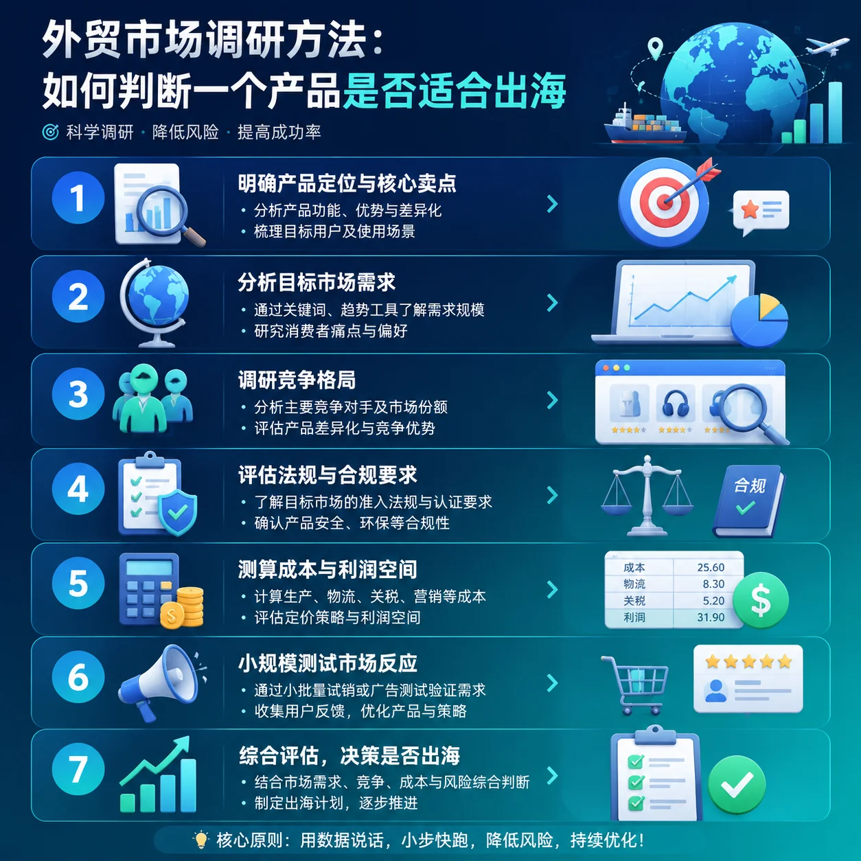 外贸市场调研方法:如何判断一个产品是否适合出海