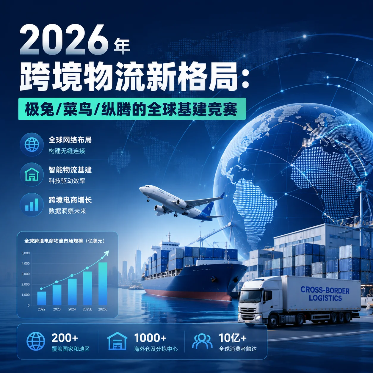 2026年跨境物流新格局：极兔/菜鸟/纵腾的全球基建竞赛
